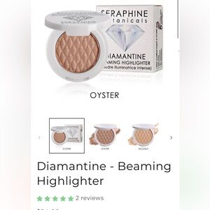 🏷️🏷️ Seraphine Botanicals Diamantine beaming highlighter mini in Oyster NEW!
